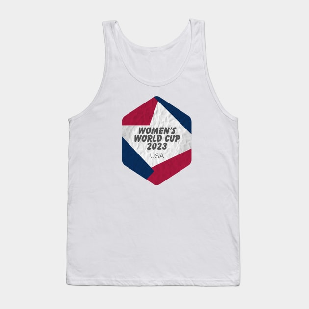 USA Women’s World Cup Soccer 2023 Tank Top by Designedby-E